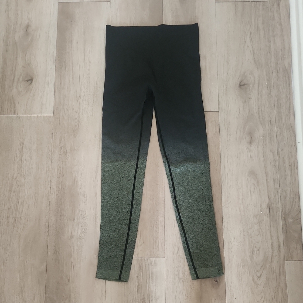 Ombre Green Booty Lifting Leggings